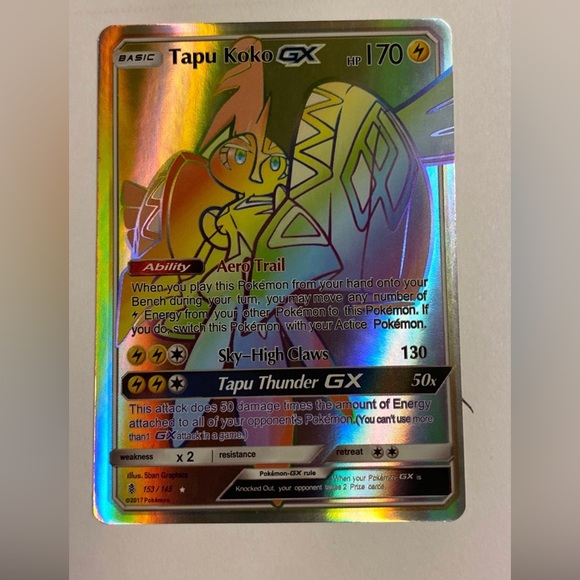 tapu koko gx pokemon card Tapu Koko - 065/191 - Surging Sparks main image 0